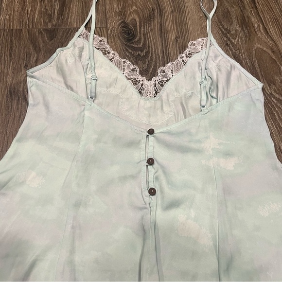 Intimately Free People Luella Lace Trim Tie Dye Bodysuit Romper - Picture 7 of 8